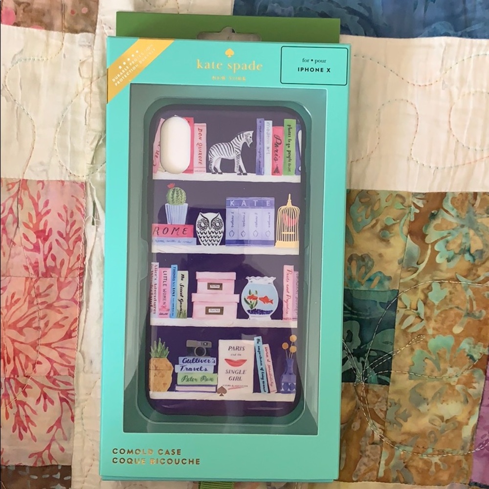 Kate Spade Library iPhone X case